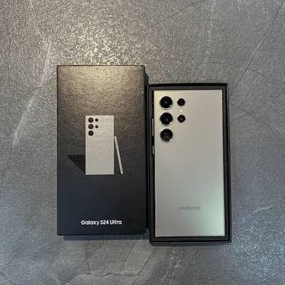 S24 ULTRA 12/256 DUAL PHYSICAL SIM NON PTA WITH BOX ORIGINAL CABLE