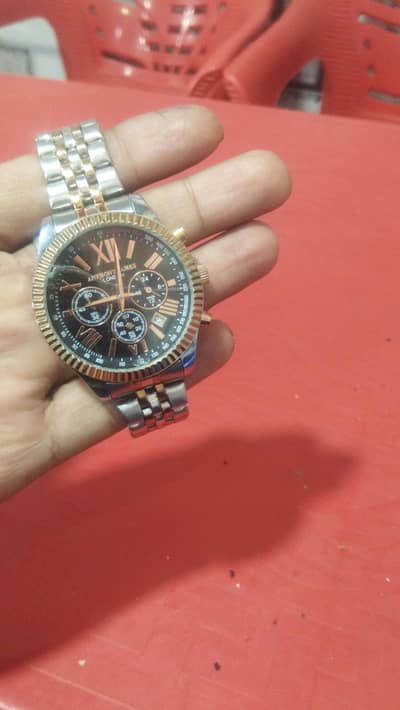 Anthony James London watch water resistant 3Atm stainless steel back