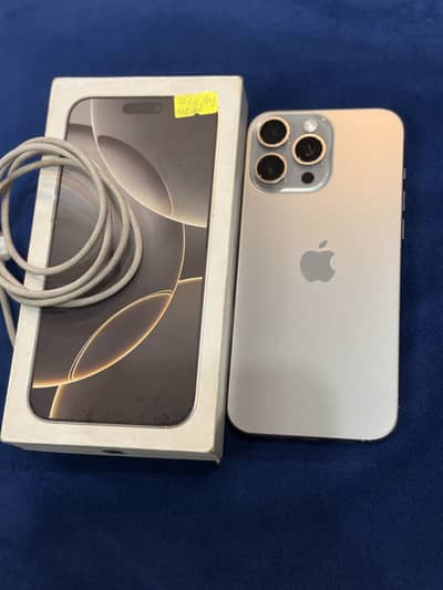 (iphone 16 pro max jv)(100%BH CC100)(256GB)(non blacklist)