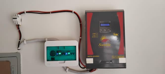 solar invertor 7kw Real time wapda sharing .