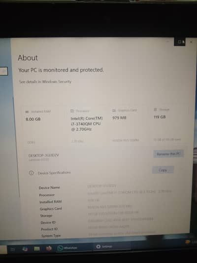 Dell i7 3rd generation