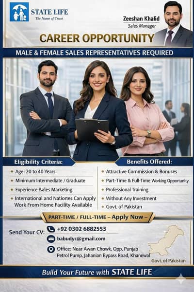 Need Sales Representative