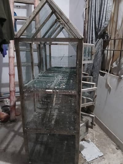 wooden cage