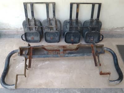 REVO REAR BUMPER AND SEATS (used)