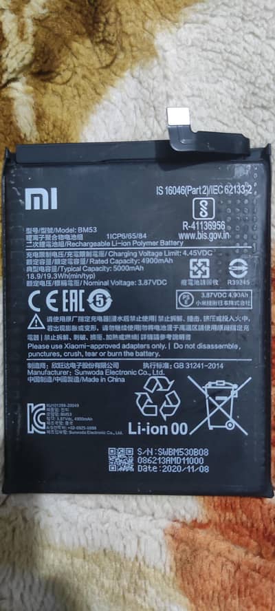 Mi 10T BATTERY