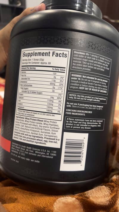 Muscletech Whey protein 5 lbs Double chocolate