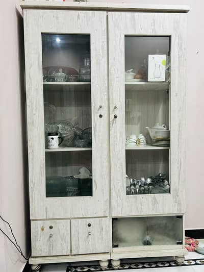 Bed set with iron stand