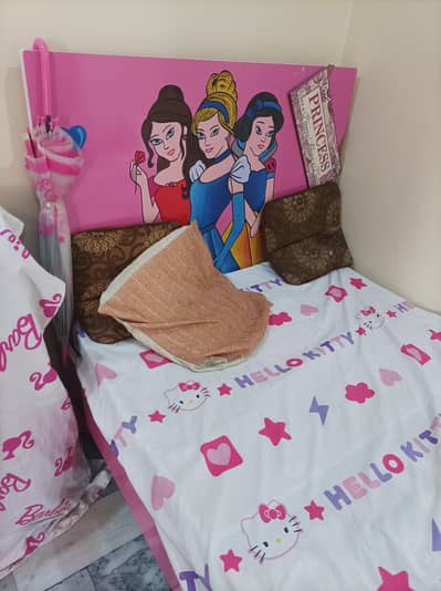 Kids Princess Bed with Mattress