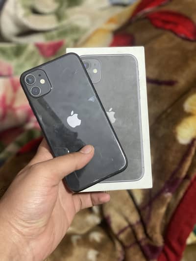 iphone 11 (64) with box data cable