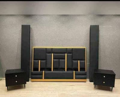 Double bed / bed set / king size bed / wooden bed / bed / Furniture