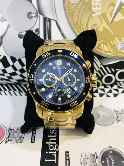 INVICTA GOLD MODEL-ORIGINAL NEW WATCH-SEIKO RADO TISSOT CASIO CITIZEN