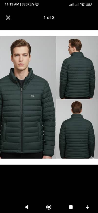 centerpole duck down jacket