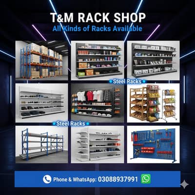 Racks / Pharmacy rack / Super store rack / warehouse rack / wall rack