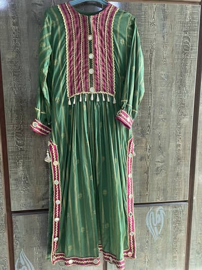 Nishat and kaseriya dress