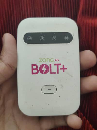Zong Bolt 4G device everything good