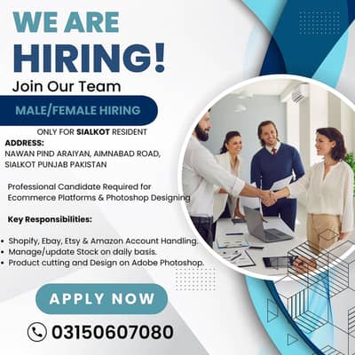 Ecommerce Shopify Etsy Ebay Amazon Account Handler