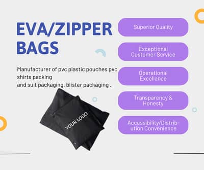 Custom EVA / Zipper Bags – Durable, Waterproof & Premium Packaging