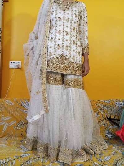 white Nikkah dress
