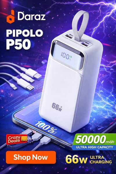 pipipolo p50 power bank 66w