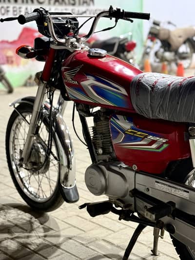 Honda CG 125 2022 Good Condition 10by10 contact 03342072057