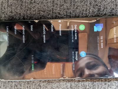 oppo Reno 3 pro 4g ram 8.128 battery Time good condition 10.8