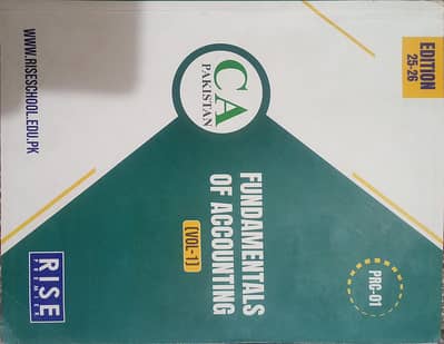 CA level 1 prc books