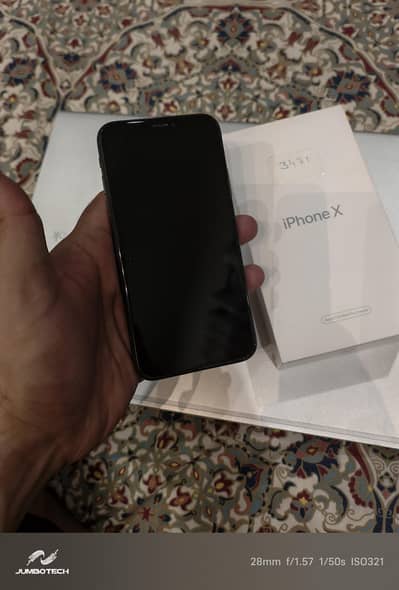 iphone x 256gb approved with box