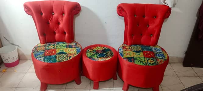 Wooden sofa & Chairs for sale