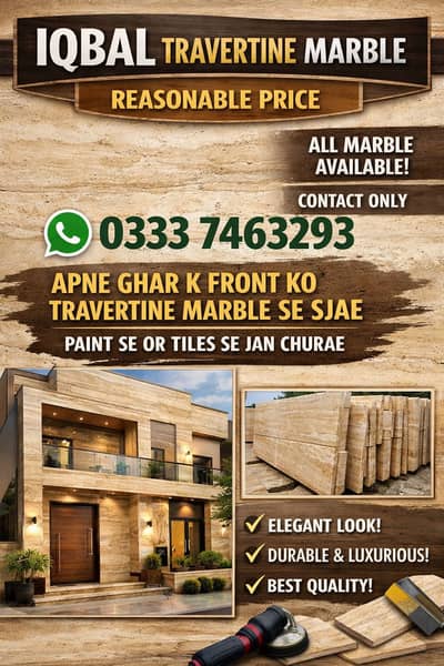 Iqbal travertine marble stone & granite