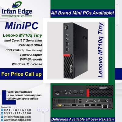 Lenovo, HP, Dell I5 3, 4Gen MiniPC 7 Gen | Ryzen 5, Gaming PC, Desktop