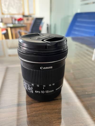 canon ultra wide 10 18 stm with stabilizer good condition