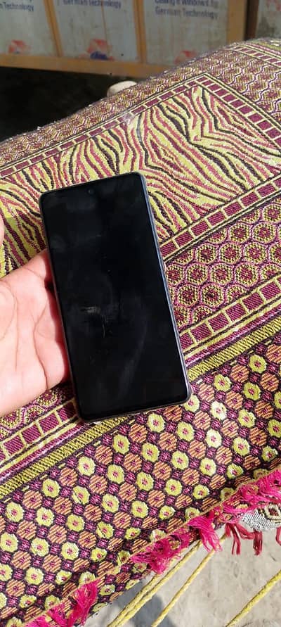 samsung A52  with box and charger  panal ma line ha