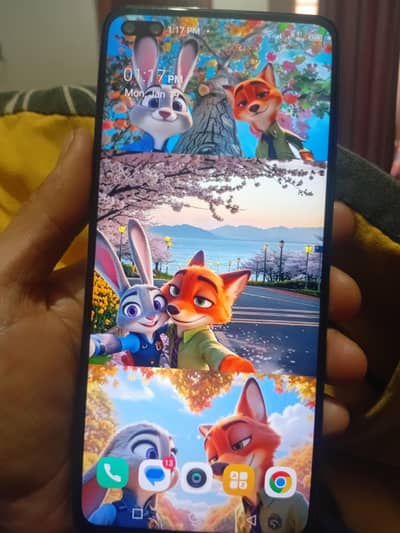 infinix zero i8 8ram 128 with box