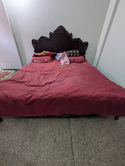 King Size Wooden Bed for Sale (without mattress)