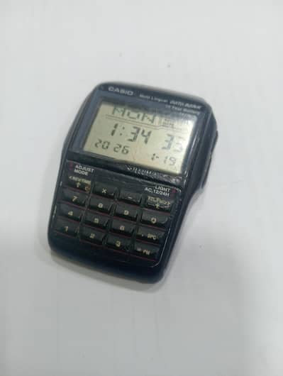 Vintage Casio calculator watch for men