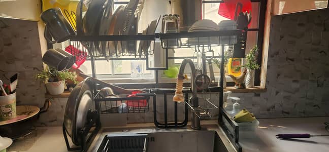 Stanless Steel Kitchen Dish Rack / Bartan Stand