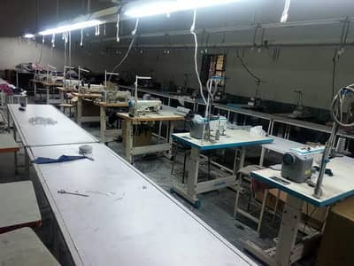 complete factory unit for sale stitching Machines boiler full setup