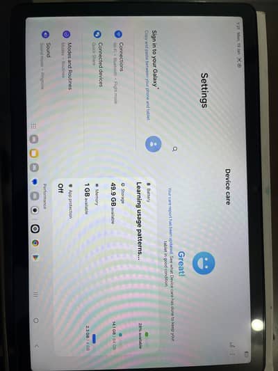 Samsung Tablet A9+ Wifi for sale