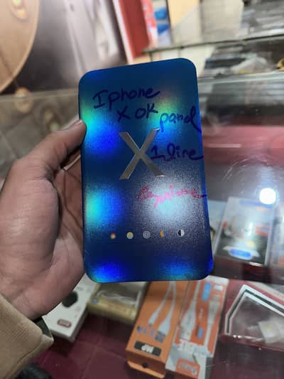 Iphone x geniune panel  1 line in display