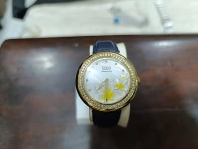 Beautiful Burgi Gold Plated Stone Studded watch in 8000 only