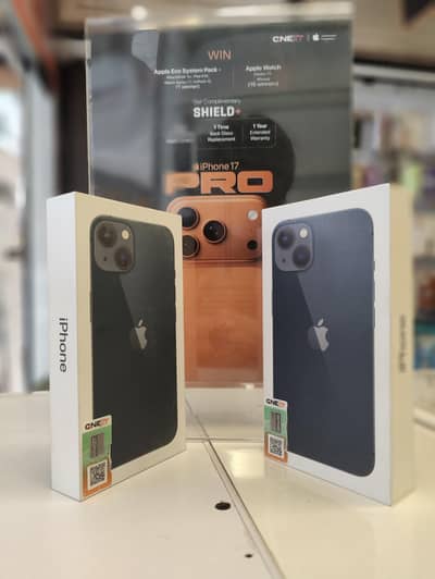 iPhone 13 Box Pack | PTA Approved | Non Active | 2 Year Warranty