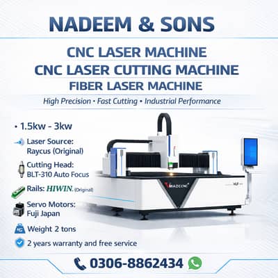 1.5KW – 3KW CNC Fiber Laser Cutting Machine for Sale | Raycus Source