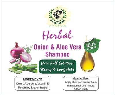 Shampoo and oil organic