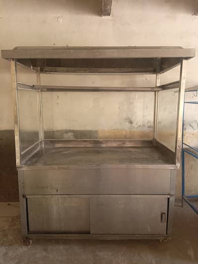 Complete Food Stall Setup – Counters, Chairs, Tables , Stove & More