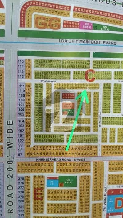 5 Marla Possession C Block Plot For Sale In Jinnah Sector LDA City Lahore