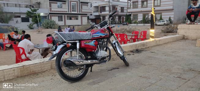 Honda CG 125 10by 10 condition karachi registration