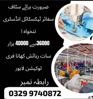 garments job staff required quality checking urgent hiring