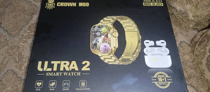 The best smartwatch  with 7 straps  and 1 earbuds