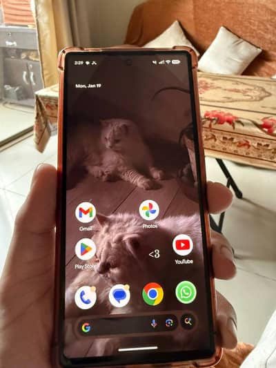 Google Pixel 6a with Charger