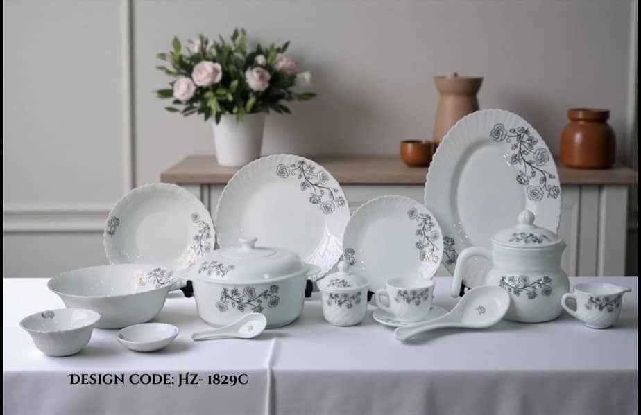 Dinnercset marble 11